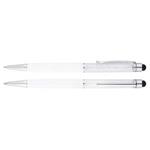 Aluminiowy długopis Puffin - biały