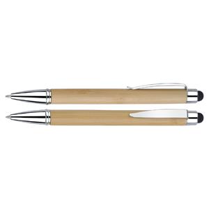 Długopis Blustery - jasne drewno/czarny