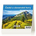 Kalendarz biurkowy 2024 - MiniMax Czeskie i słowackie góry