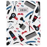 Kalendarz książkowy DESIGN dzienny A4 2024 - Barber