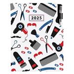 Kalendarz książkowy DESIGN dzienny A5 2025 czeski - Barber