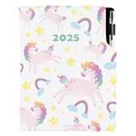 Kalendarz książkowy DESIGN dzienny A5 2025 czeski - Unicorn