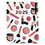Kalendarz książkowy DESIGN dzienny A5 2025 słowacki - Make up