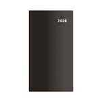 Kalendarz książkowy dwutygodniowy 2024 kieszonkowy - Torino - czarny