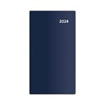 Kalendarz książkowy dwutygodniowy 2024 kieszonkowy - Torino - niebieski