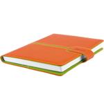 Kalendarz książkowy MAGNETIC tygodniowy A5 2025 polski - pomarańczowy/zielony