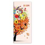 Kalendarz książkowy miesięczny 2024 kieszonkowy - Napoli - design 2