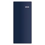 Kalendarz książkowy miesięczny 2024 kieszonkowy - Torino - niebieski