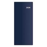 Kalendarz książkowy miesięczny 2024 kieszonkowy - Torino - niebieski