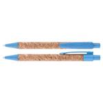 Korkowy długopis Corky - niebieski