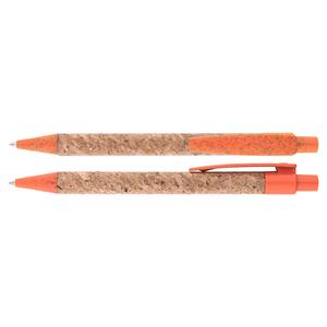 Korkowy długopis Corky - pomarańczowy