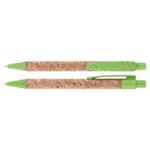 Korkowy długopis Corky - zielony