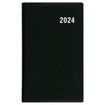 Miesięczny kalendarz książkowy 2024 Diana PVC - czarny