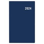 Miesięczny kalendarz książkowy 2024 Diana PVC - niebieski