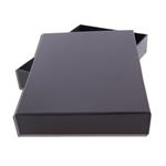 Pudełko z wiekiem czarne 160 x 220 mm