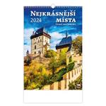 Ścienny Kalendarz 2024 - Najpiękniejsze miejsca Czeskiej Republiki