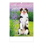 Ścienny Kalendarz 2024 - Psy