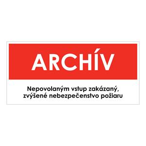 Archív,plast 2mm,190x90mm