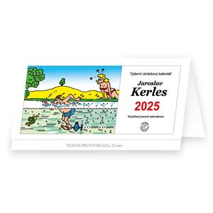 Biurkowy kalendarz 2025 - Jaroslav Kerles