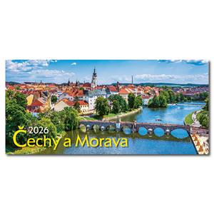 Biurkowy kalendarz 2026 - Czechy i Morawy