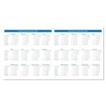 Biurkowy kalendarz 2026 - Maximanager niebieski słowacki