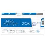 Biurkowy kalendarz 2026 - Maximanager niebieski