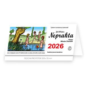 Biurkowy kalendarz 2026 - Neprakta