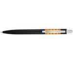 Długopis AIRA - czarny/pomarańczowy