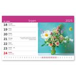 Desk Calendar 2025 - Flowers