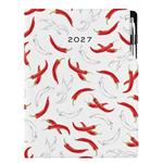 Diář DESIGN denní A4 2027 polský - Chilli