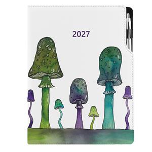 Diář DESIGN denní A4 2027 polský - Houby