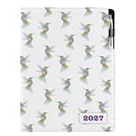 Diář DESIGN denní A4 2027 polský - Kolibřík