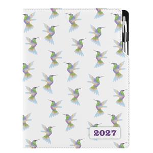 Diář DESIGN denní A4 2027 polský - Kolibřík