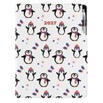 Diář DESIGN denní A4 2027 polský - Tučňák