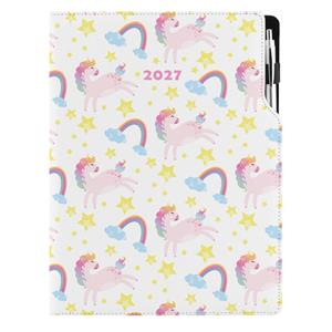 Diář DESIGN denní A4 2027 polský - Unicorn