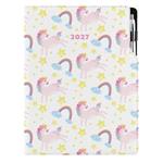 Diář DESIGN denní A4 2027 polský - Unicorn