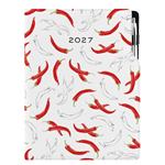 Diář DESIGN týdenní A4 2027 polský - Chilli