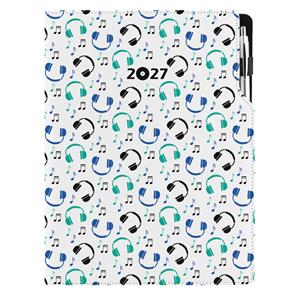 Diář DESIGN týdenní A4 2027 polský - Music