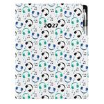 Diář DESIGN týdenní A4 2027 polský - Music