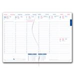 Diary POLY weekly A5 2025 Czech - dark blue
