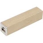Drewniany Power bank Arazi - jasny brąz