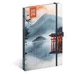 Dwutygodniowy kalendarz książkowy/notatnik 2026 A5 Japonia