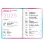 Dziennik szkolny - różowy (wrzesień 2025 - grudzień 2026)