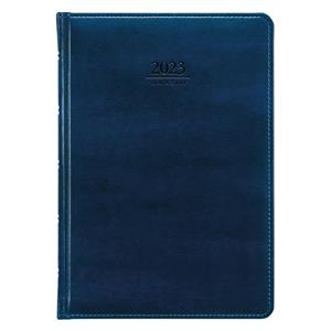 Dzienny kalendarz książkowy 2023 Atlas A5 - niebieski