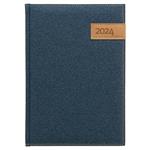 Dzienny kalendarz książkowy 2024 Denim A5 - niebieski
