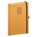 Dzienny kalendarz książkowy 2025 A5 Vellum - pomarańczowy