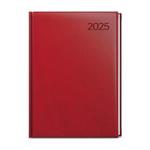 Dzienny kalendarz książkowy 2025 Goliat Vivella A4 - bordowy