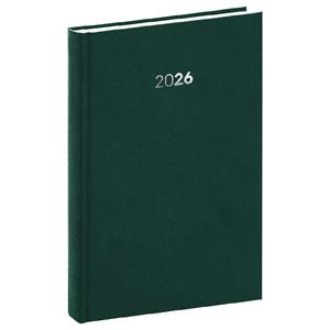 Dzienny kalendarz książkowy 2026 A5 Balakon - zielony