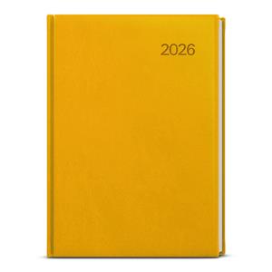 Dzienny kalendarz książkowy 2026 Adam Vivella B6 - ochra