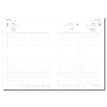 Dzienny kalendarz książkowy 2026 Apple A5 - żółty